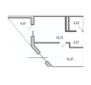 1-к квартира, вторичка, 39м2, 2/10 этаж