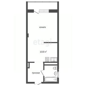 1-к квартира, вторичка, 41м2, 5/14 этаж