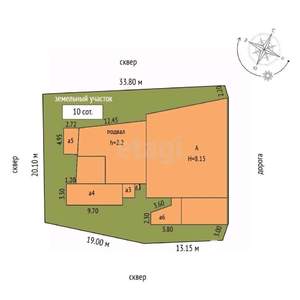 2-к квартира, вторичка, 60м2, 1/2 этаж