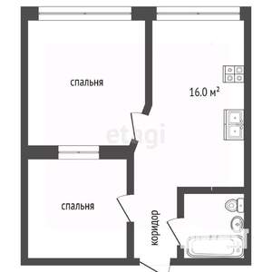 3-к квартира, вторичка, 62м2, 3/14 этаж