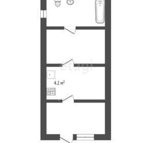 1-к квартира, вторичка, 28м2, 1/2 этаж