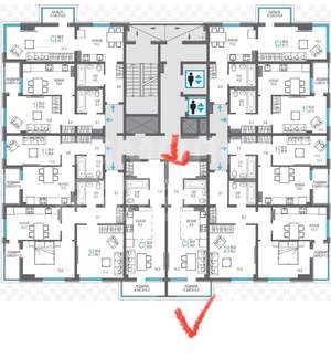 Студия квартира, вторичка, 33м2, 3/12 этаж