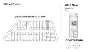 1-к квартира, вторичка, 34м2, 3/9 этаж