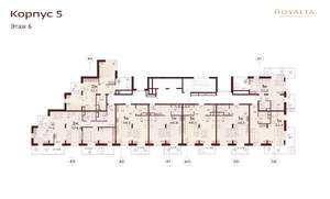 1-к квартира, вторичка, 49м2, 6/9 этаж