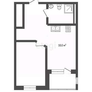 2-к квартира, вторичка, 45м2, 2/8 этаж