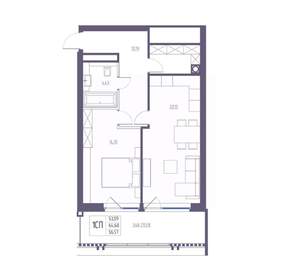 1-к квартира, вторичка, 65м2, 7/8 этаж