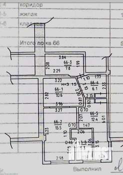 3-к квартира, вторичка, 58м2, 5/9 этаж