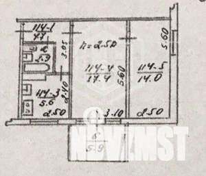 2-к квартира, вторичка, 56м2, 3/5 этаж