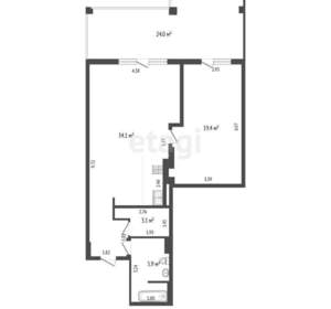 2-к квартира, вторичка, 87м2, 3/10 этаж