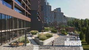 1-к квартира, строящийся дом, 35м2, 7/22 этаж