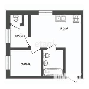 3-к квартира, вторичка, 75м2, 5/5 этаж