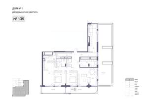 4-к квартира, строящийся дом, 235м2, 8/8 этаж