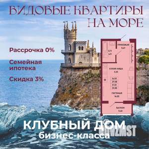 Студия квартира, вторичка, 31м2, 2/16 этаж