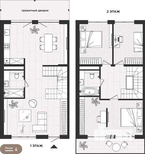 3-к квартира, строящийся дом, 130м2, 1/3 этаж
