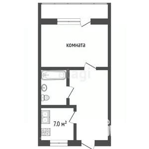 1-к квартира, вторичка, 32м2, 4/5 этаж