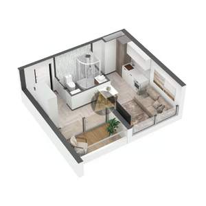 1-к квартира, вторичка, 33м2, 9/11 этаж