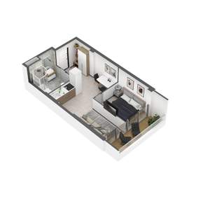 1-к квартира, вторичка, 36м2, 5/8 этаж