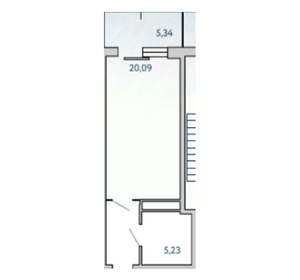 1-к квартира, вторичка, 36м2, 2/10 этаж