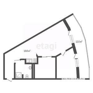 3-к квартира, вторичка, 70м2, 18/18 этаж