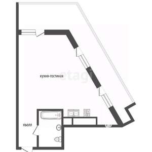 2-к квартира, вторичка, 51м2, 5/9 этаж