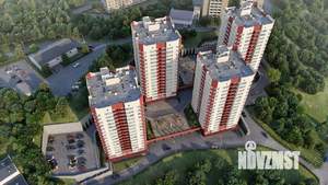 2-к квартира, строящийся дом, 65м2, 3/17 этаж