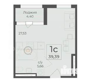 1-к квартира, вторичка, 42м2, 4/8 этаж