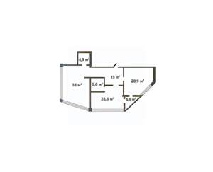 3-к квартира, вторичка, 124м2, 14/14 этаж