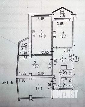 3-к квартира, вторичка, 82м2, 2/9 этаж