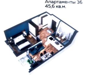2-к квартира, вторичка, 45м2, 6/8 этаж