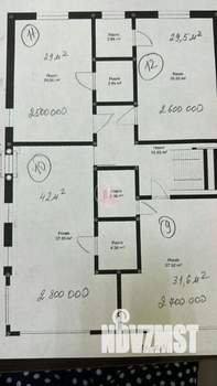 1-к квартира, вторичка, 42м2, 3/3 этаж