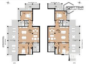 4-к квартира, вторичка, 289м2, 4/5 этаж