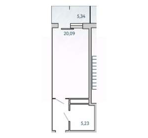 1-к квартира, вторичка, 36м2, 6/10 этаж
