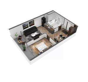 2-к квартира, вторичка, 58м2, 4/11 этаж