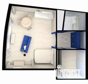 Студия квартира, вторичка, 50м2, 5/13 этаж