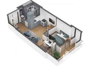 1-к квартира, вторичка, 37м2, 7/8 этаж