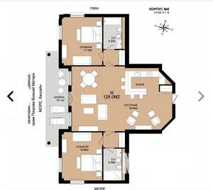3-к квартира, вторичка, 128м2, 3/8 этаж