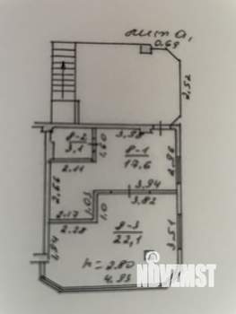 1-к квартира, вторичка, 45м2, 5/7 этаж