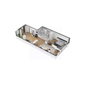 2-к квартира, вторичка, 104м2, 1/6 этаж