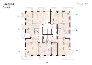 1-к квартира, вторичка, 48м2, 4/9 этаж