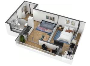 2-к квартира, вторичка, 51м2, 5/8 этаж