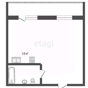 Студия квартира, вторичка, 34м2, 5/9 этаж