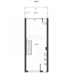 4-к квартира, вторичка, 174м2, 2/2 этаж