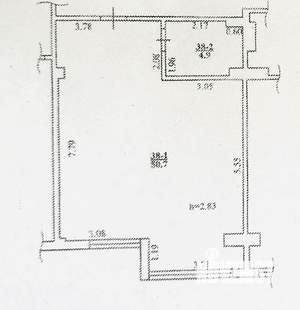 2-к квартира, вторичка, 56м2, 2/6 этаж
