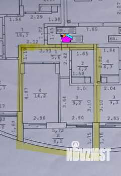 1-к квартира, вторичка, 37м2, 8/8 этаж