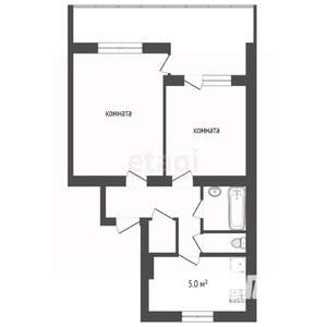 2-к квартира, вторичка, 56м2, 2/4 этаж