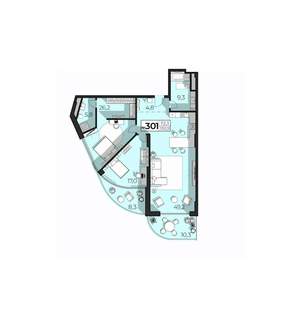 2-к квартира, вторичка, 131м2, 3/6 этаж