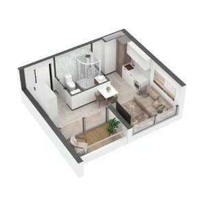 1-к квартира, строящийся дом, 30м2, 8/11 этаж