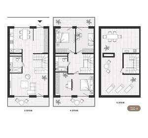 3-к квартира, вторичка, 214м2, 3/3 этаж