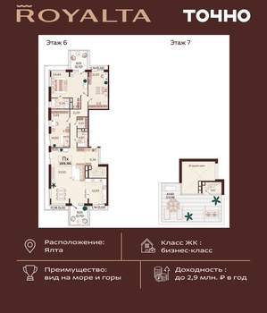 2-к квартира, вторичка, 59м2, 5/2 этаж
