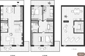 3-к квартира, строящийся дом, 218м2, 3/3 этаж